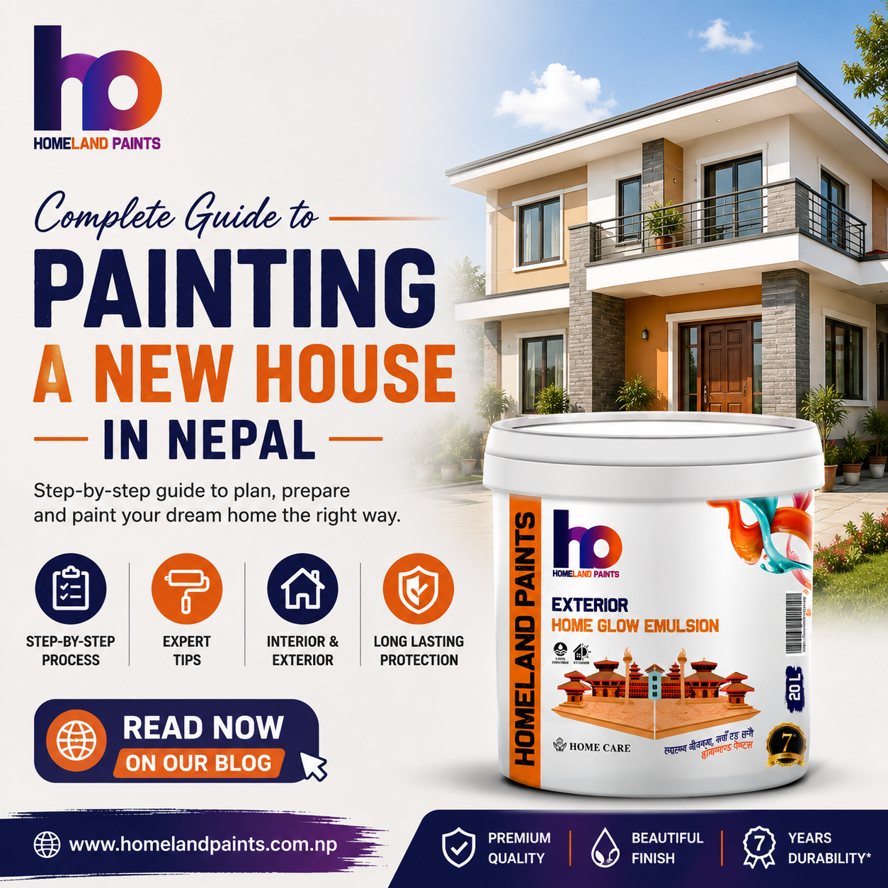 Complete Guide to Painting a New House in Nepal